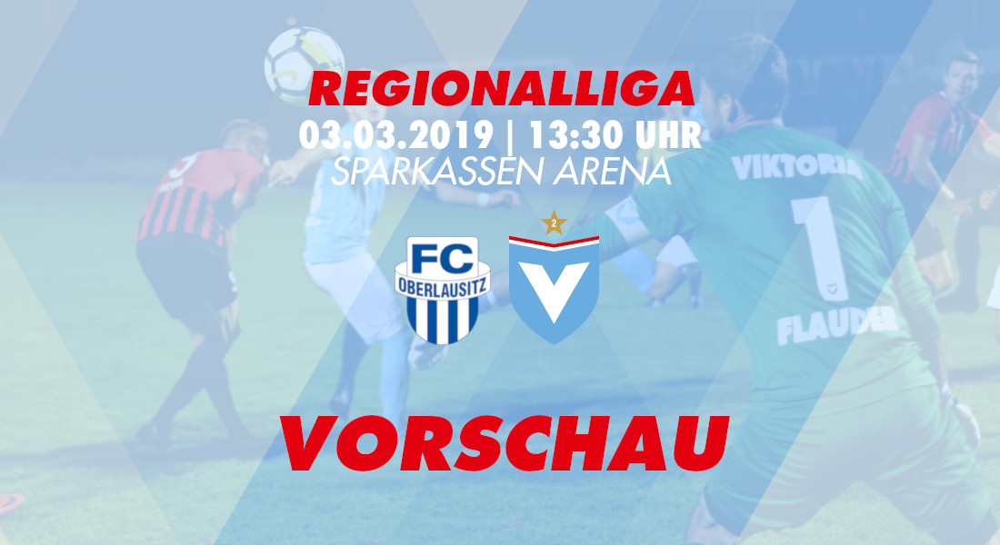 Beitragsbild zur Vorschau des Regionalligaspiels FC Oberlausitz Neugersdorf gegen Viktoria Berlin